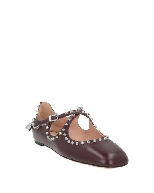 Bally Brown Ballet Flats