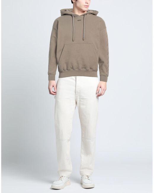 Off-White c/o Virgil Abloh Gray Sweatshirt for men