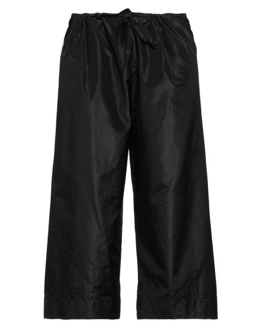 The Row Black Cropped Trousers