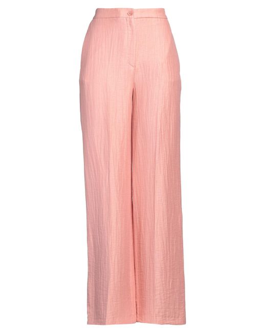 Kaos Pink Pants Linen, Viscose, Polyamide