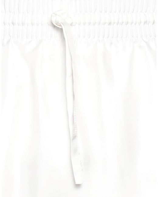 Casablanca White Drawstring Shorts for men