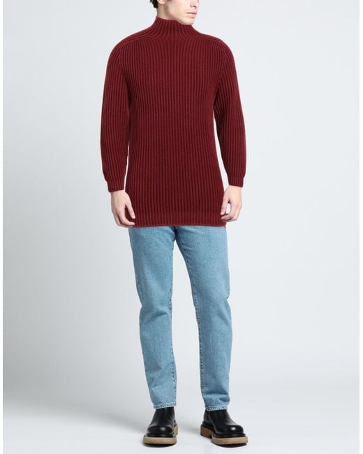 Dondup Red Turtleneck for men
