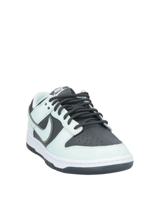 Nike White Dunk Low Retro Premium Sneakers Dark Smoke Barely for men