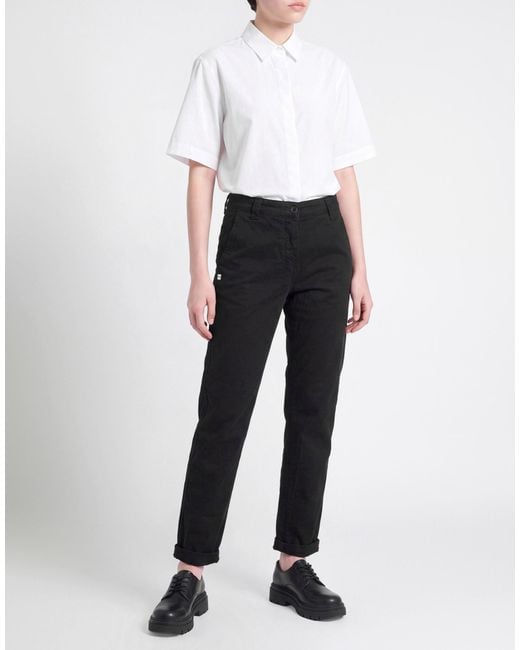 Manila Grace Black Jeans Cotton, Elastane