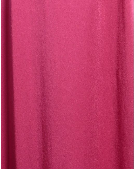 THE NINA STUDIO Pink Fuchsia Maxi Dress Silk