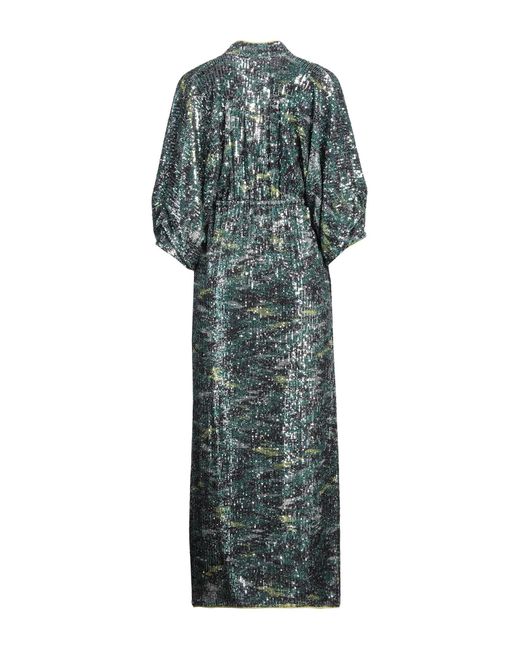 Diane von Furstenberg Green Maxi-Kleid