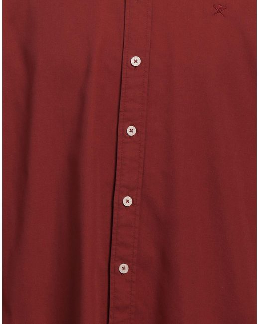 Hackett Red Shirt Cotton for men