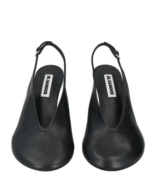 Jil Sander Black Pumps Leather