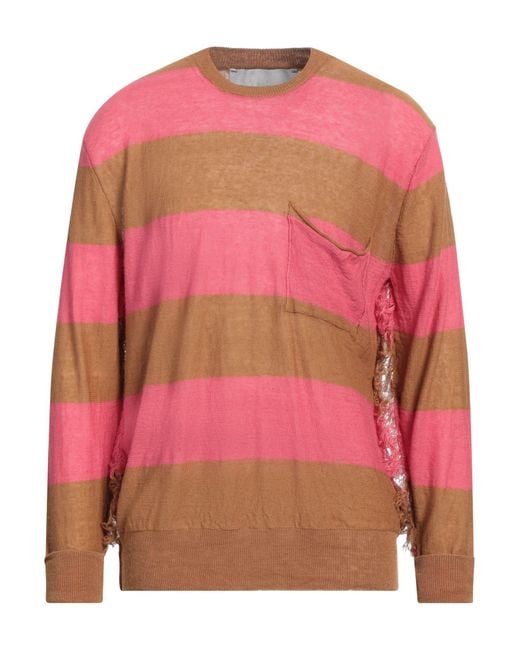 Pullover Amaranto de hombre de color Pink