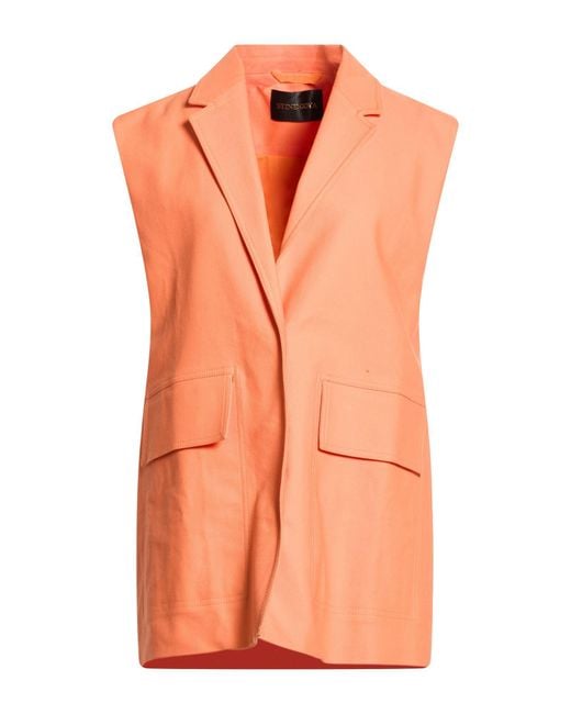 Stine Goya Orange Blazer Organic Cotton, Tencel Lyocell, Elastane