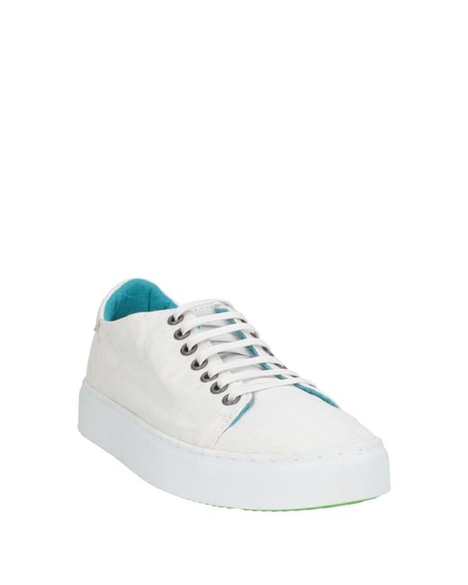 Satorisan White Sneakers Textile Fibers for men