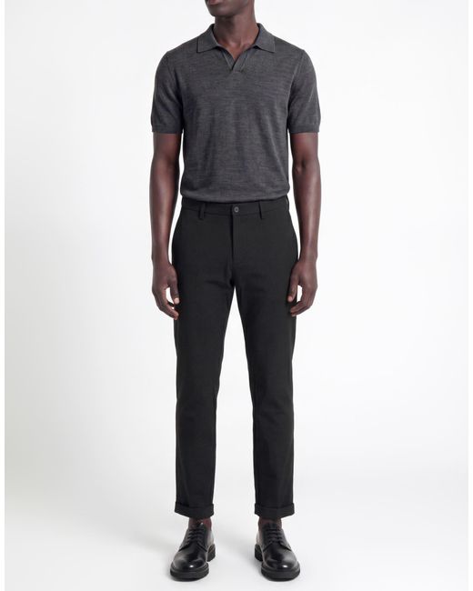 Mason's Black Pants Polyamide, Elastane for men