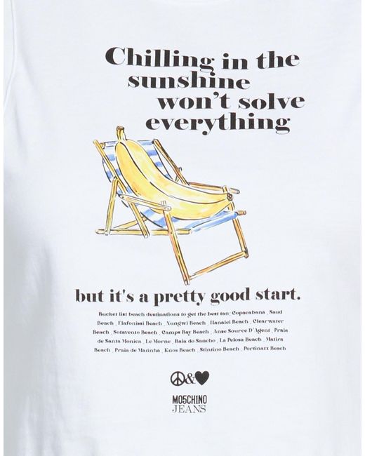 Moschino White T-Shirt Cotton