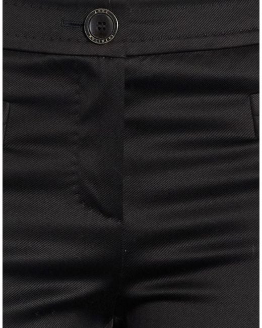 Anna Molinari Black Pants Cotton, Elastane