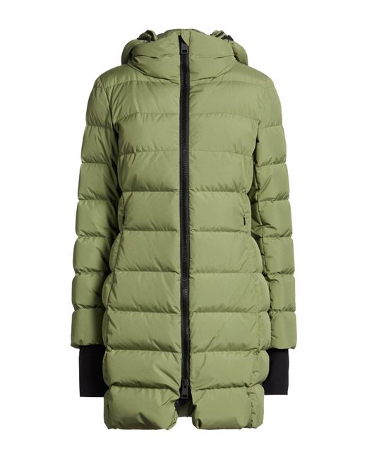 Herno Green Military Puffer Polyester