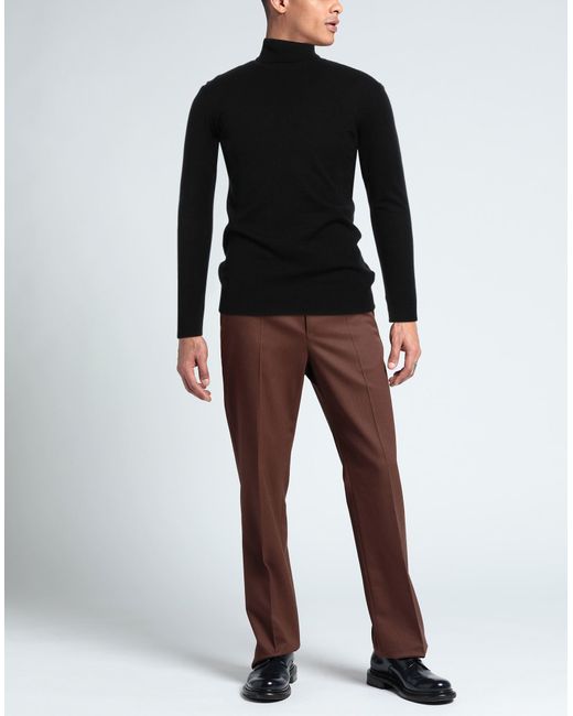 HENRY CLIFFORD Black Turtleneck for men
