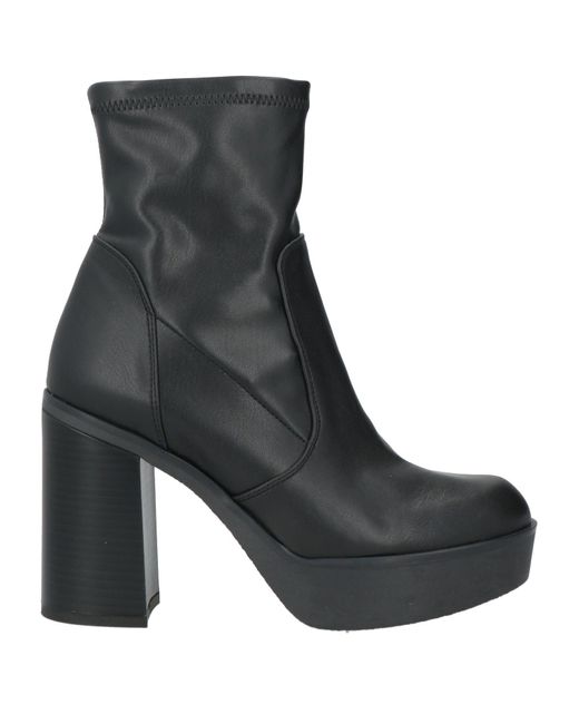 Lorenzo Mari Black Ankle Boots Soft Leather