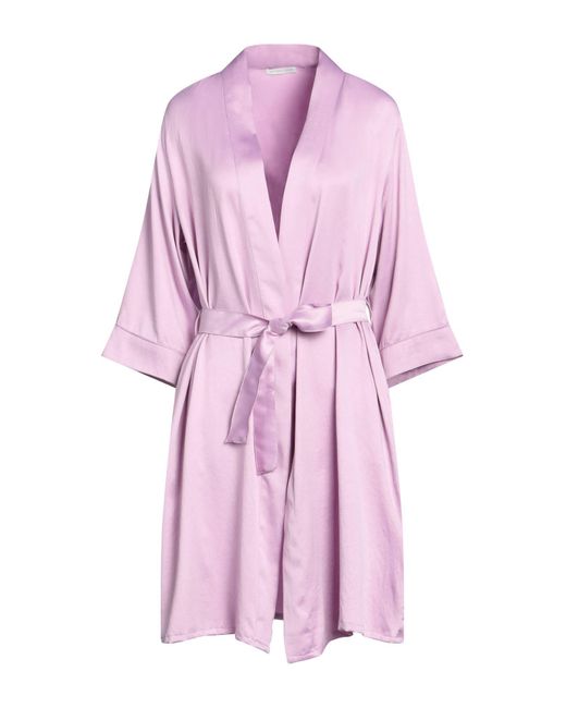 Verdissima Pink Light Dressing Gown Or Bathrobe Polyester