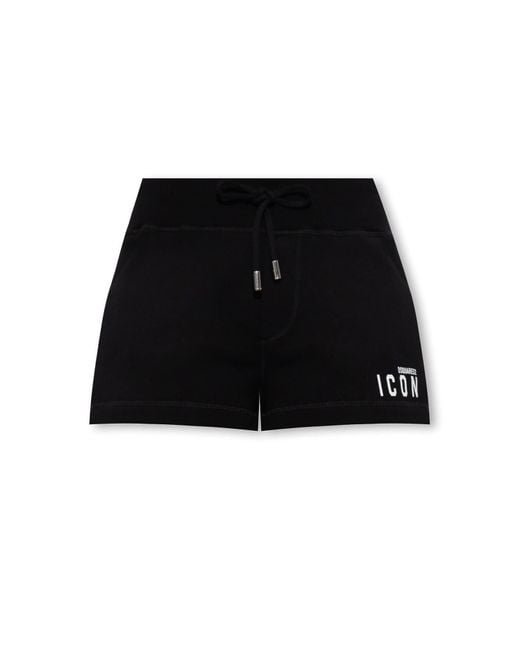 DSquared² Black Shorts & Bermudashorts