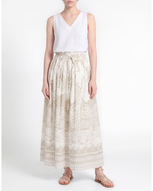 CONNOR & BLAKE White Maxi Skirt