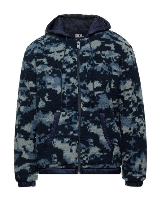 DIESEL Blue Jacket for men