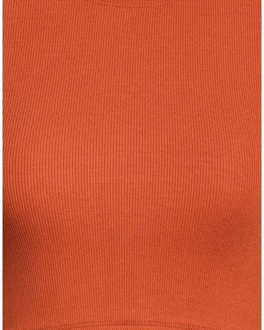 Alix Orange Rust Top Modal, Elastane