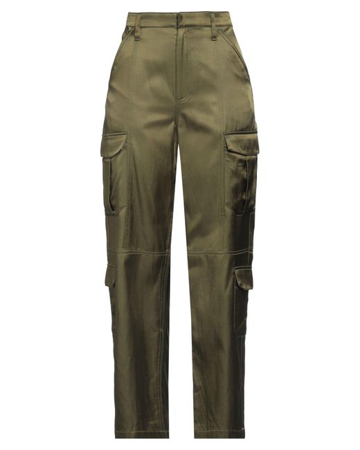 Rag & Bone Green Pants Cotton, Rayon