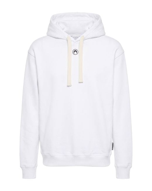 MARINE SERRE White Sweatshirt Cotton for men