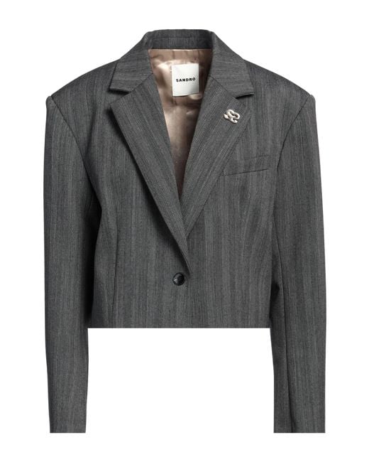 Sandro Gray Blazer