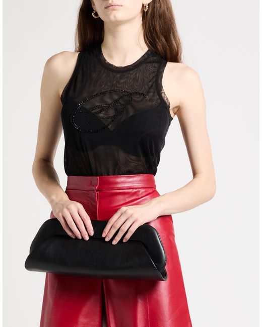 Blumarine Gray Top Polyamide, Elastane
