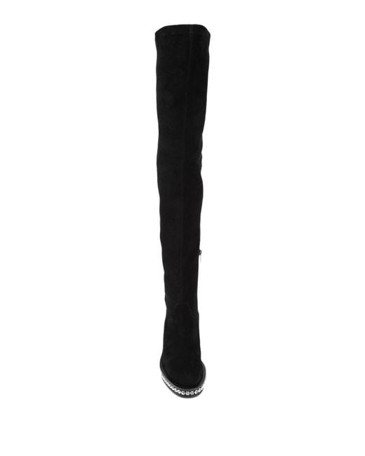 Le Silla Black Boot Leather