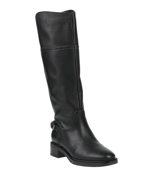 Divine Follie Black Boot Leather