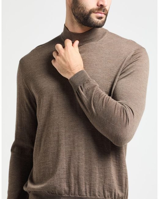 Malo Brown Turtleneck for men