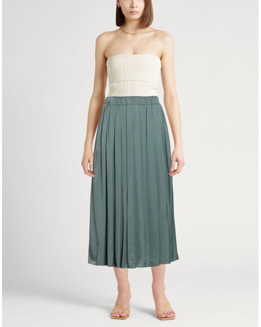Peserico Green Midi Skirt