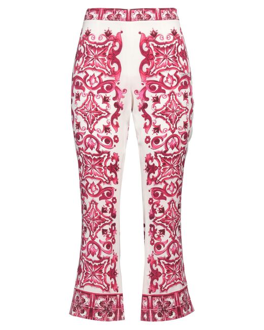 Pantalone di Dolce & Gabbana in Red