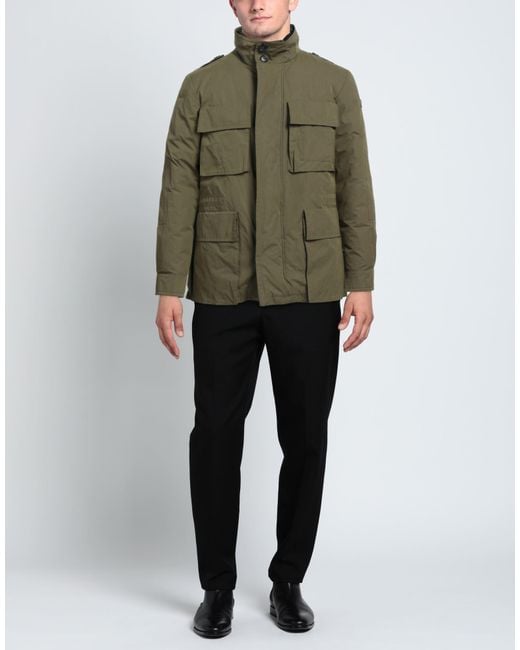 Peuterey Green Down Jacket for men
