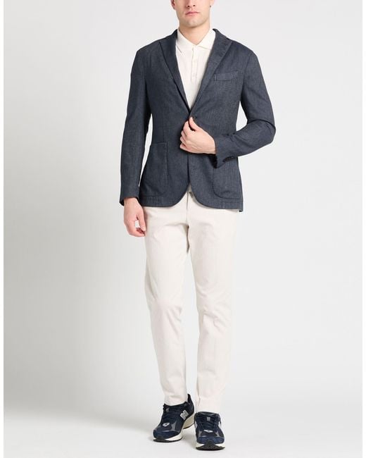 Boglioli Blue Blazer for men