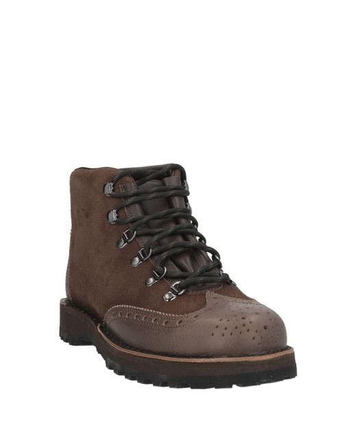 Diemme Brown New Tirol Ankle Boots Leather for men