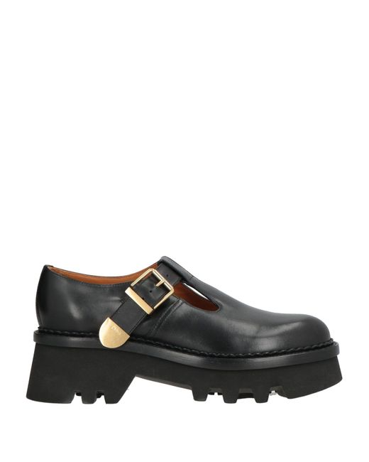 Chloé Black Loafers Leather