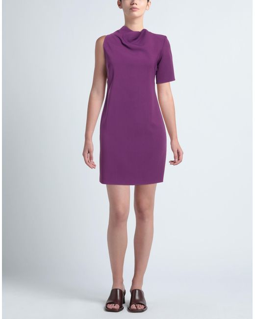Sportmax Purple Mini Dress