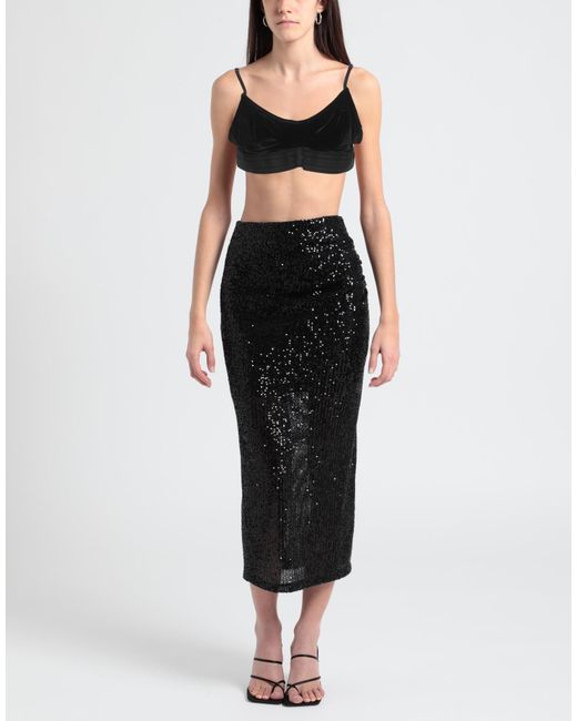 Baja East Black Top Polyester, Elastane