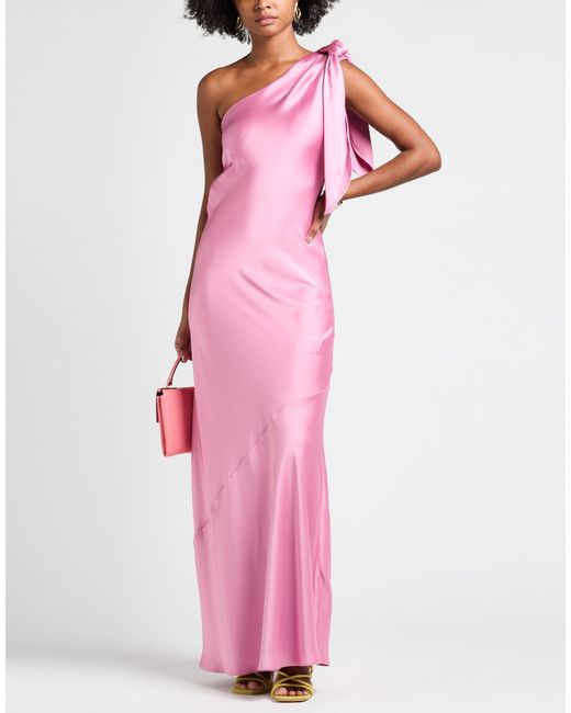 Robe Longue ACTUALEE en coloris Pink