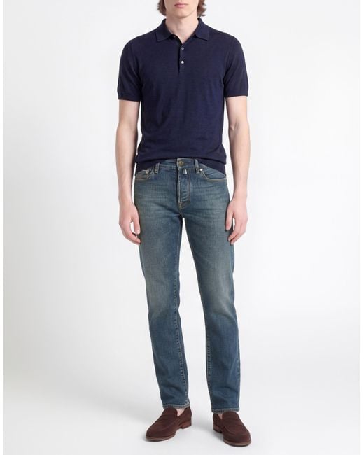 Moorer Blue Jeans Cotton, Elastane for men