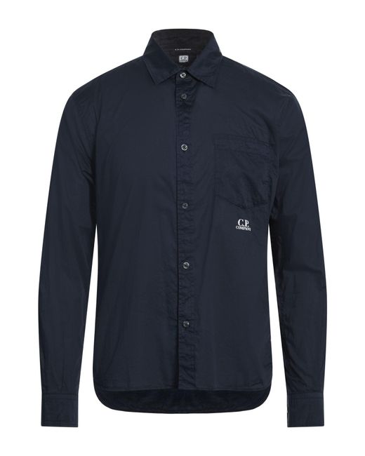 C P Company Blue Midnight Shirt Cotton for men
