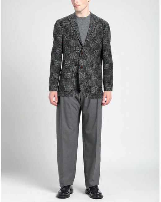 Blazer di Angelo Nardelli in Black da Uomo