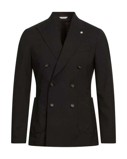 Manuel Ritz Black Blazers for men