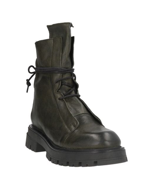 i love italy Brown Dark Ankle Boots Leather