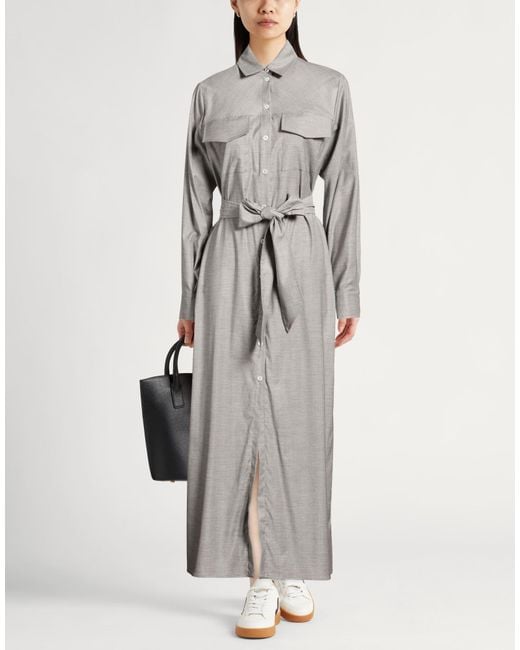Eleventy Gray Maxi Dresses