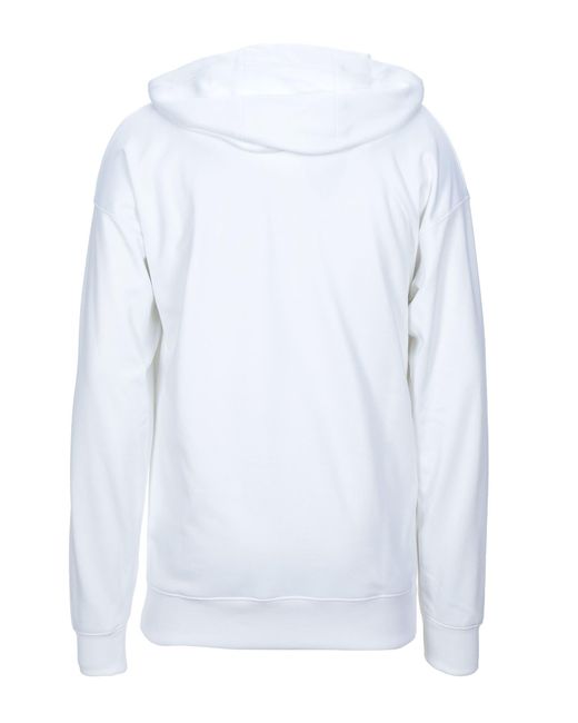 Moschino White Sweatshirt Polyester, Cotton for men