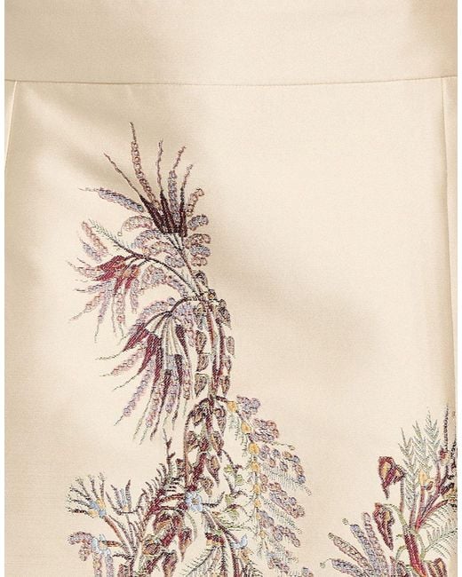 Etro Natural Midi Skirt Polyester